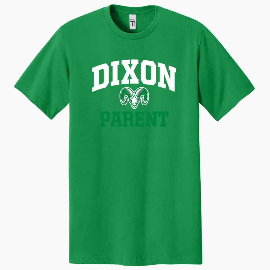 DIXON HIGH SCHOOL RAMS <span class="pdp-name-mascot">DIXON RAMS</span> Next Level Apparel Men's Ideal Jersey Tee