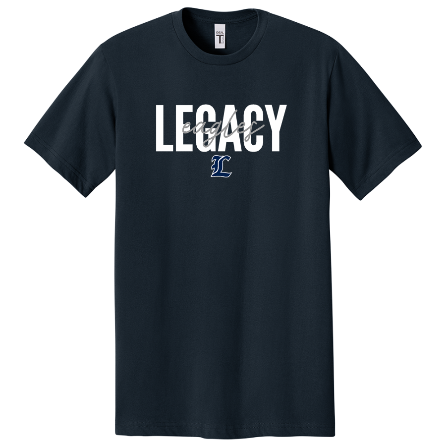 Legacy Eagles <span class="pdp-name-mascot">Legacy Charter Eagles</span> Next Level Apparel Men's Ideal Jersey Tee