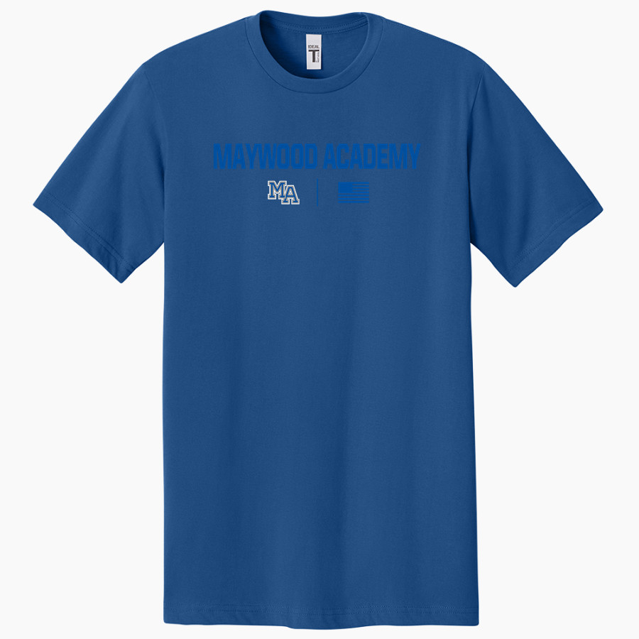 MAYWOOD ACADEMY HIGH SCHOOL NIGHTHAWKS <span class="pdp-name-mascot">MAYWOOD ACADEMY NIGHTHAWKS</span> Next Level Apparel Men's Ideal Jersey Tee