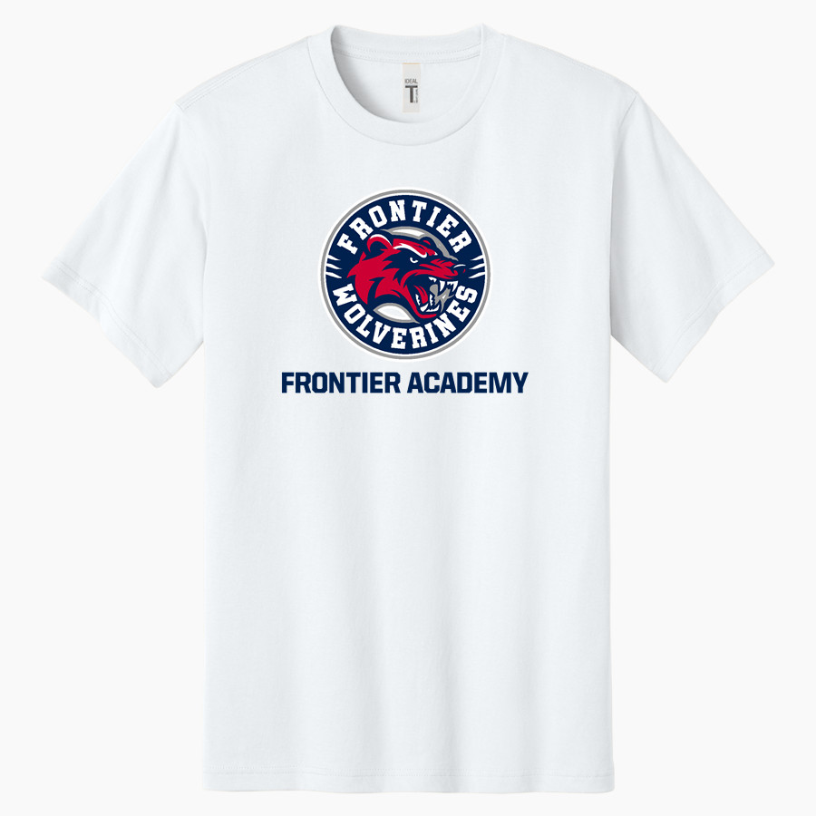 Frontier Academy Wolverines <span class="pdp-name-mascot">Frontier Academy Wolverines</span> Next Level Apparel Men's Ideal Jersey Tee