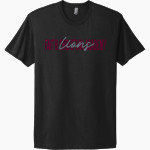 FAITH CHRISTIAN ACADEMY LIONS <span class="pdp-name-mascot">FAITH LIONS</span> Next Level Apparel Unisex Cotton Tee Front Thumbnail