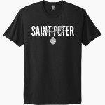 Saint Peter High School SAINTS ONLINE STORE <span class="pdp-name-mascot">Saint Peter Saints</span> Next Level Apparel Unisex Cotton Tee Front Thumbnail