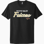 Scotts Valley Falcons Next Level Apparel Unisex Cotton Tee Front Thumbnail