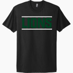 Genoa Christian Academy Lions <span class="pdp-name-mascot">Genoa Christian Academy Lions</span> Next Level Apparel Unisex Cotton Tee Front Thumbnail