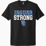 WEST JORDAN HIGH SCHOOL JAGUARS <span class="pdp-name-mascot">WEST JORDAN JAGUARS</span> Next Level Apparel Unisex Cotton Tee Front Thumbnail