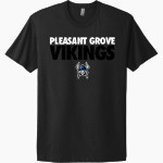 PLEASANT GROVE HIGH SCHOOL VIKINGS <span class="pdp-name-mascot">PLEASANT GROVE VIKINGS</span> Next Level Apparel Unisex Cotton Tee Front Thumbnail
