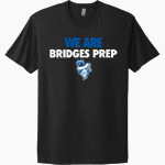Bridges Prep Buccaneers <span class="pdp-name-mascot">Bridges Preparatory School Buccaneers</span> Next Level Apparel Unisex Cotton Tee Front Thumbnail