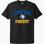 DIME BOX HIGH SCHOOL LONGHORNS <span class="pdp-name-mascot">DIME BOX LONGHORNS</span> Next Level Apparel Unisex Cotton Tee Front Thumbnail