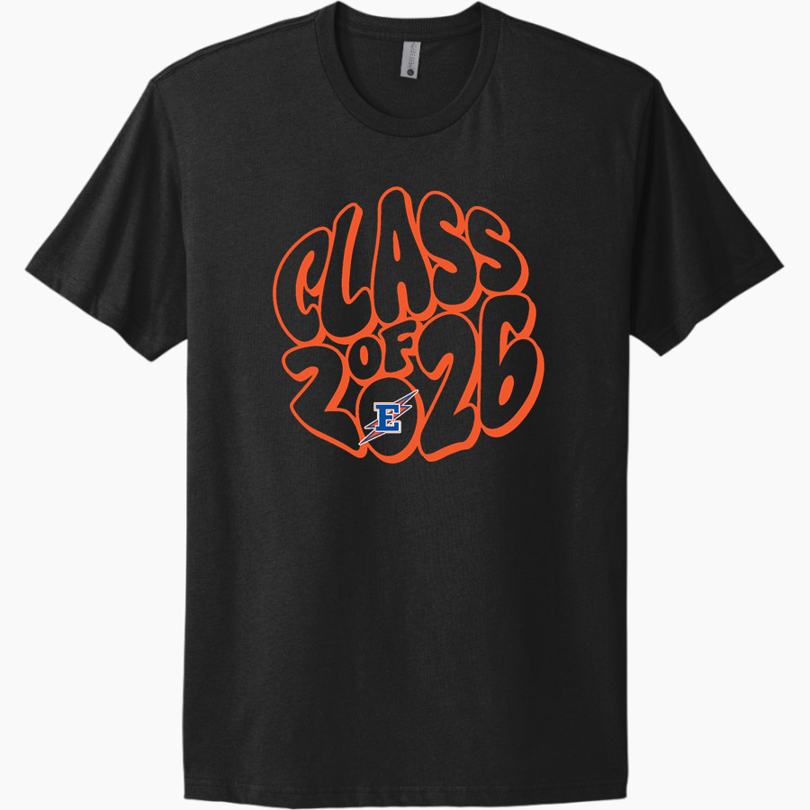 EDISON HIGH SCHOOL CHARGERS <span class="pdp-name-mascot">EDISON CHARGERS</span> Next Level Apparel Unisex Cotton Tee