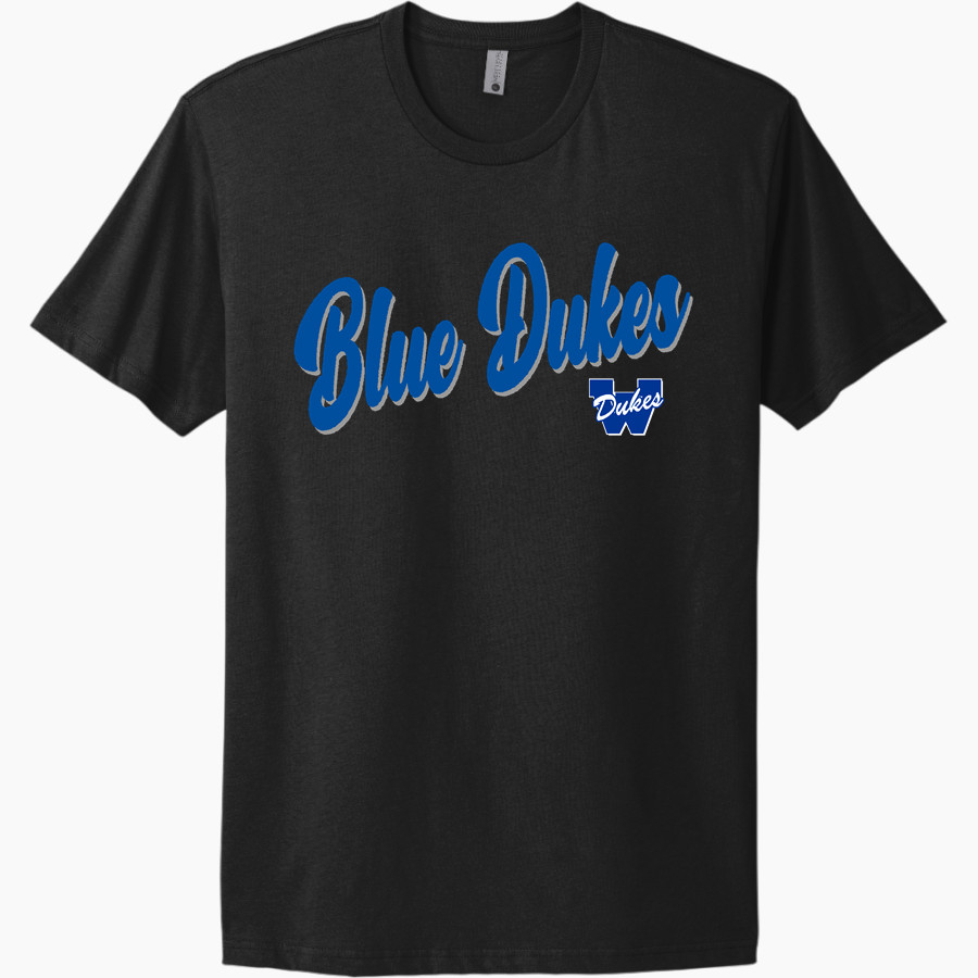 Whitefish Bay Blue Dukes Next Level Apparel Unisex Cotton Tee