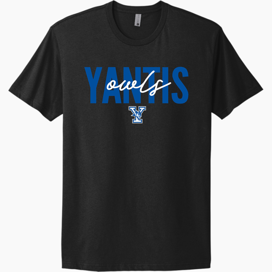 YANTIS HIGH SCHOOL OWLS Next Level Apparel Unisex Cotton Tee