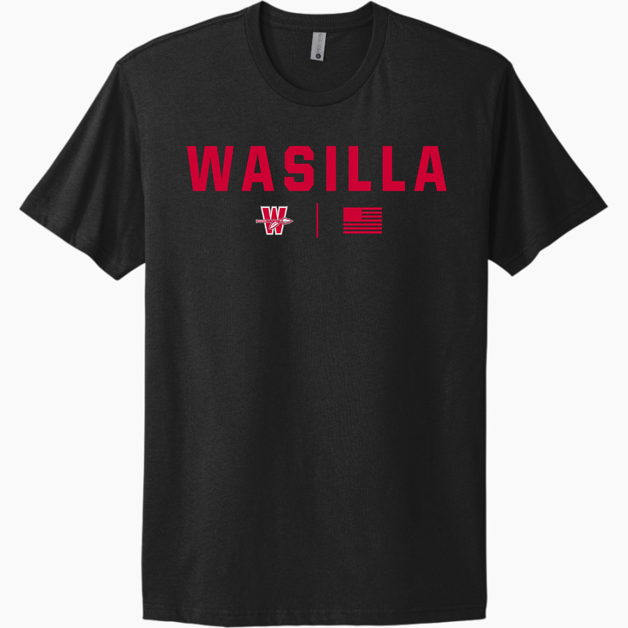 Wasilla Middle School <span class="pdp-name-mascot">Wasilla Braves</span> Next Level Apparel Unisex Cotton Tee