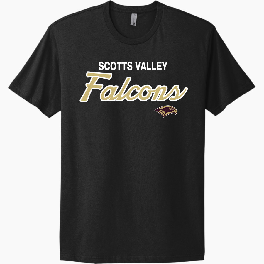 Scotts Valley Falcons Next Level Apparel Unisex Cotton Tee