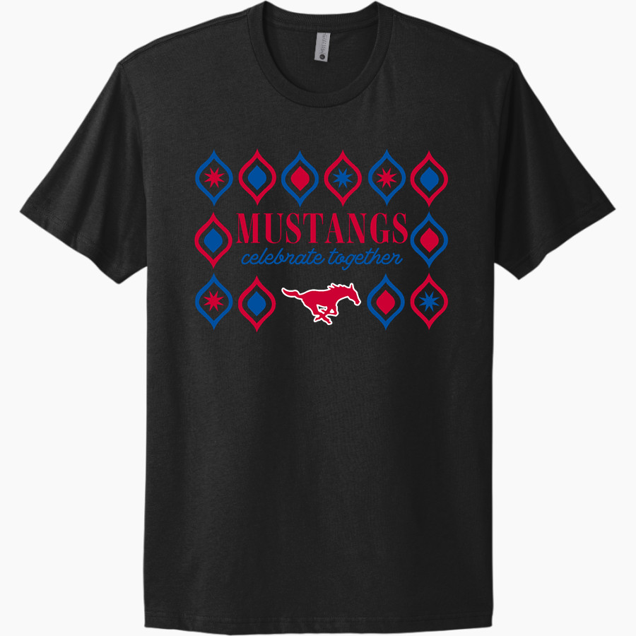 JJ PEARCE HIGH SCHOOL MUSTANGS Next Level Apparel Unisex Cotton Tee