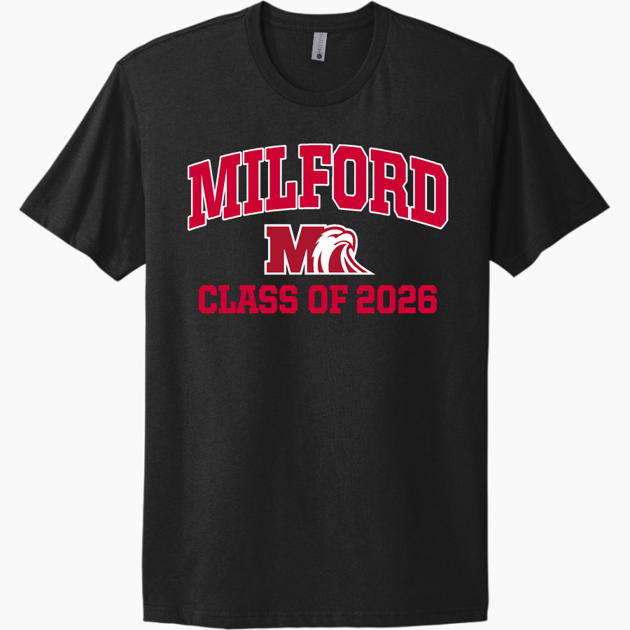 Milford Eagles <span class="pdp-name-mascot">Milford Eagles</span> Next Level Apparel Unisex Cotton Tee