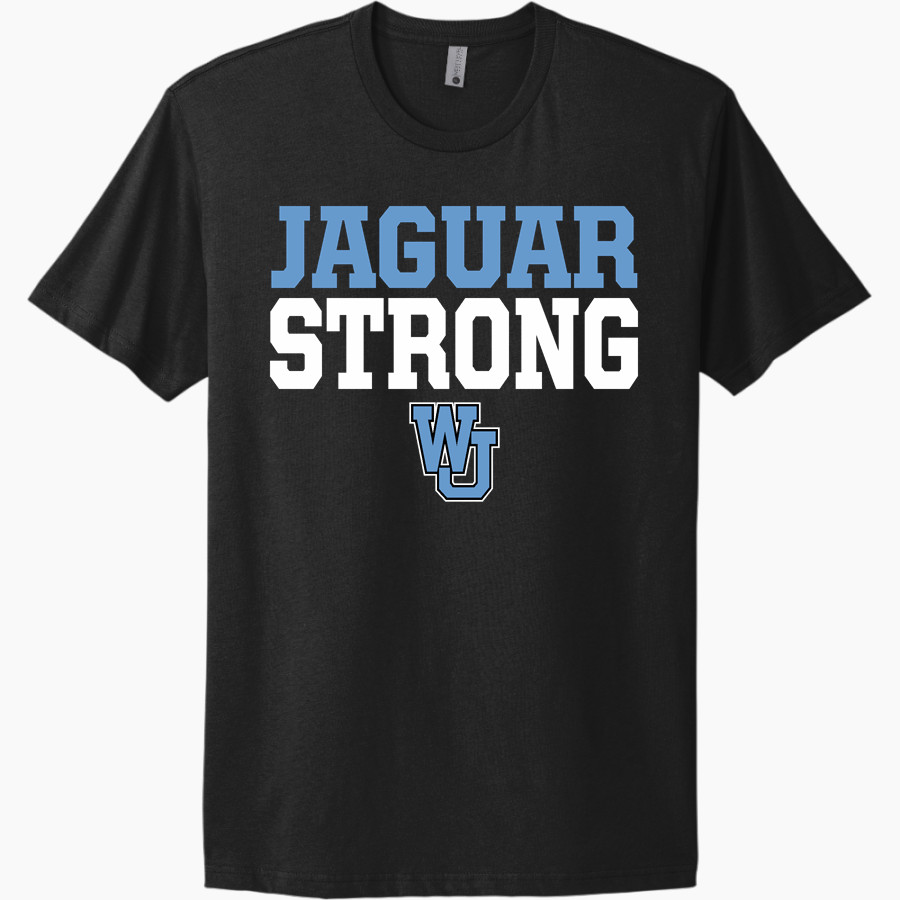 WEST JORDAN HIGH SCHOOL JAGUARS <span class="pdp-name-mascot">WEST JORDAN JAGUARS</span> Next Level Apparel Unisex Cotton Tee