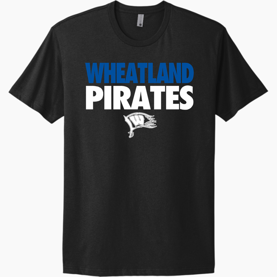 Wheatland High School Pirates Next Level Apparel Unisex Cotton Tee