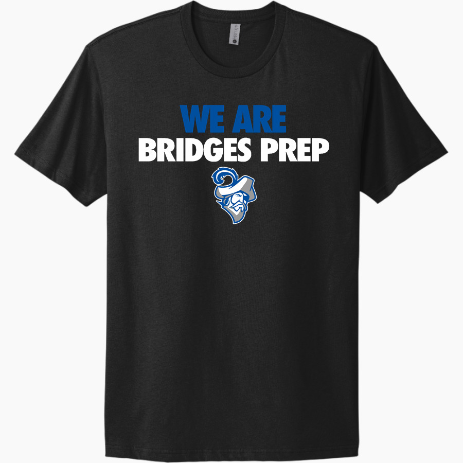 Bridges Prep Buccaneers <span class="pdp-name-mascot">Bridges Preparatory School Buccaneers</span> Next Level Apparel Unisex Cotton Tee