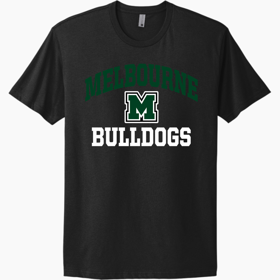 MELBOURNE HIGH SCHOOL BULLDOGS <span class="pdp-name-mascot">MELBOURNE BULLDOGS</span> Next Level Apparel Unisex Cotton Tee