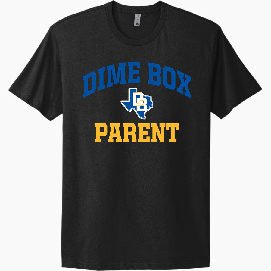 DIME BOX HIGH SCHOOL LONGHORNS <span class="pdp-name-mascot">DIME BOX LONGHORNS</span> Next Level Apparel Unisex Cotton Tee