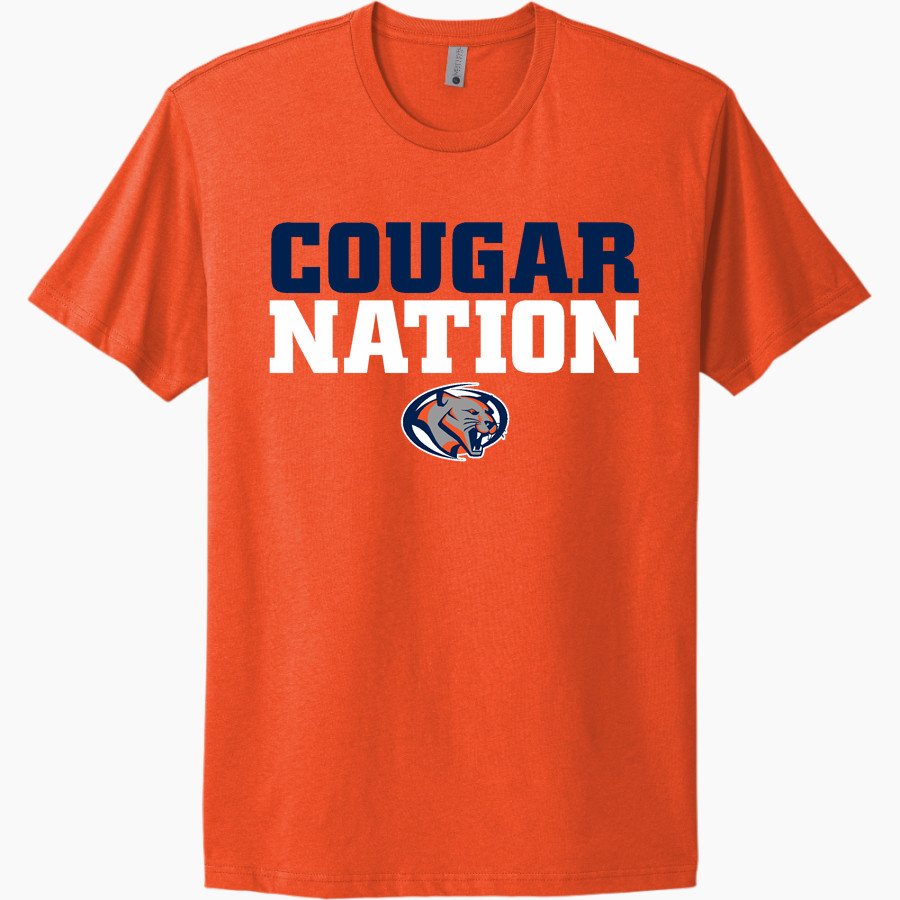MANSON NW WEBSTER HIGH SCHOOL COUGARS Next Level Apparel Unisex Cotton Tee