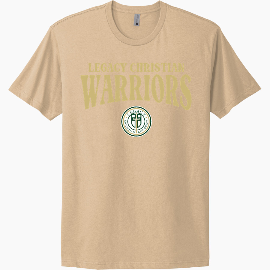 LEGACY CHRISTIAN WARRIORS <span class="pdp-name-mascot">LEGACY WARRIORS</span> Next Level Apparel Unisex Cotton Tee