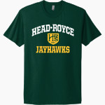 Head-Royce Jayhawks <span class="pdp-name-mascot">Head-Royce Jayhawks</span> Next Level Apparel Unisex Cotton Tee Front Thumbnail