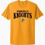 PARKVILLE HIGH SCHOOL KNIGHTS <span class="pdp-name-mascot">PARKVILLE KNIGHTS</span> Next Level Apparel Unisex Cotton Tee Front Thumbnail