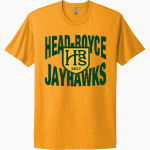 Head-Royce Jayhawks <span class="pdp-name-mascot">Head-Royce Jayhawks</span> Next Level Apparel Unisex Cotton Tee Front Thumbnail