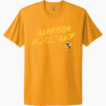 HARRISON COMMUNITY HIGH SCHOOL HORNETS Next Level Apparel Unisex Cotton Tee Front Thumbnail