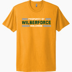 Wilberforce Bulldogs Next Level Apparel Unisex Cotton Tee Front Thumbnail