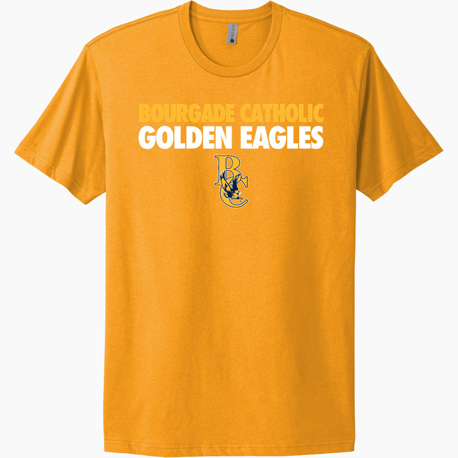 Bourgade Catholic Golden Eagles <span class="pdp-name-mascot">Bourgade Catholic Golden Eagles</span> Next Level Apparel Unisex Cotton Tee