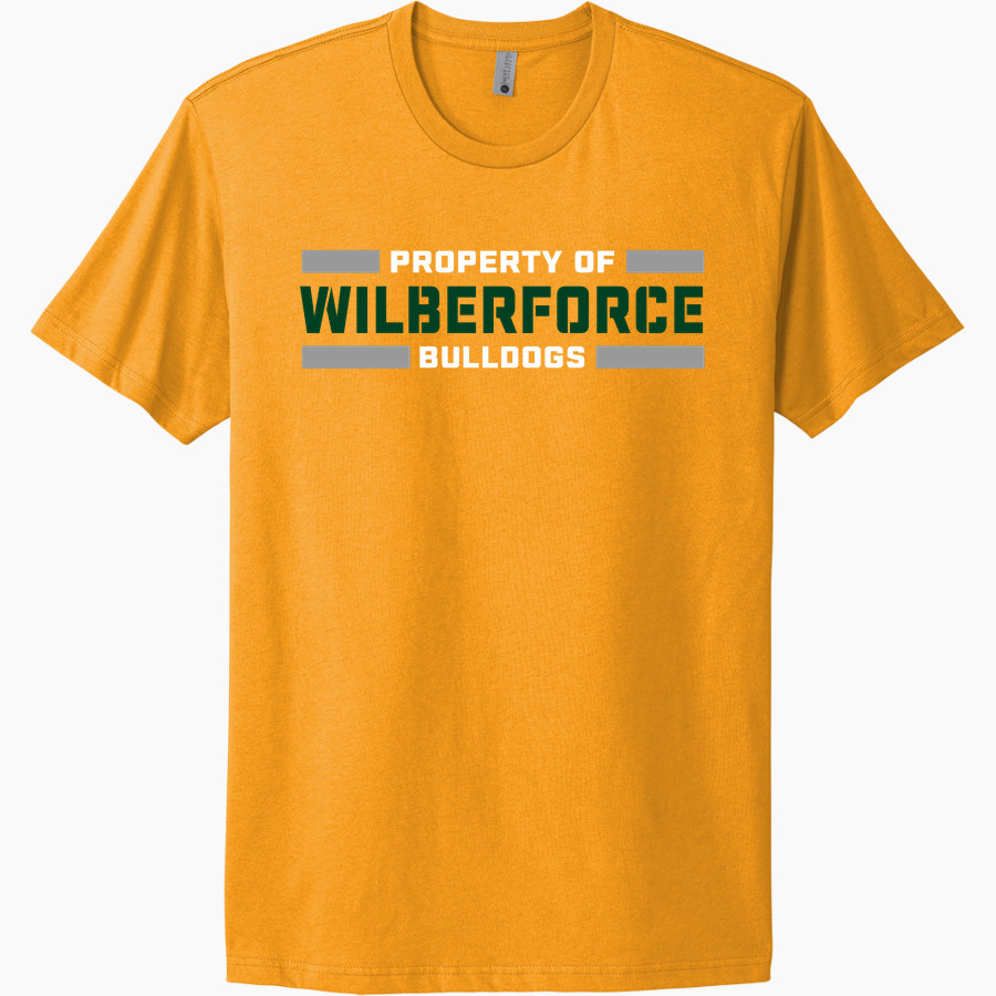 Wilberforce Bulldogs Next Level Apparel Unisex Cotton Tee