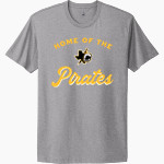 CRANDALL HIGH SCHOOL PIRATES Next Level Apparel Unisex Cotton Tee Front Thumbnail