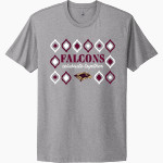 Scotts Valley Falcons Next Level Apparel Unisex Cotton Tee Front Thumbnail
