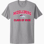 MIDDLEBURG HIGH SCHOOL BRONCOS Next Level Apparel Unisex Cotton Tee Front Thumbnail
