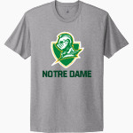 NOTRE DAME HIGH SCHOOL GREEN KNIGHTS <span class="pdp-name-mascot">NOTRE DAME GREEN KNIGHTS</span> Next Level Apparel Unisex Cotton Tee Front Thumbnail