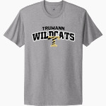 Trumann Wildcats Next Level Apparel Unisex Cotton Tee Front Thumbnail