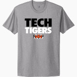 Tech High School Tigers <span class="pdp-name-mascot">Tech High School</span> Next Level Apparel Unisex Cotton Tee Front Thumbnail