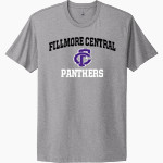 FILLMORE CENTRAL HIGH SCHOOL PANTHERS <span class="pdp-name-mascot">FILLMORE CENTRAL PANTHERS</span> Next Level Apparel Unisex Cotton Tee Front Thumbnail