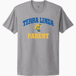 Terra Linda Trojans Next Level Apparel Unisex Cotton Tee Front Thumbnail