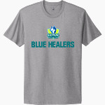 Academy of Health Sciences Charter School <span class="pdp-name-mascot">AHS Blue Healers</span> Next Level Apparel Unisex Cotton Tee Front Thumbnail