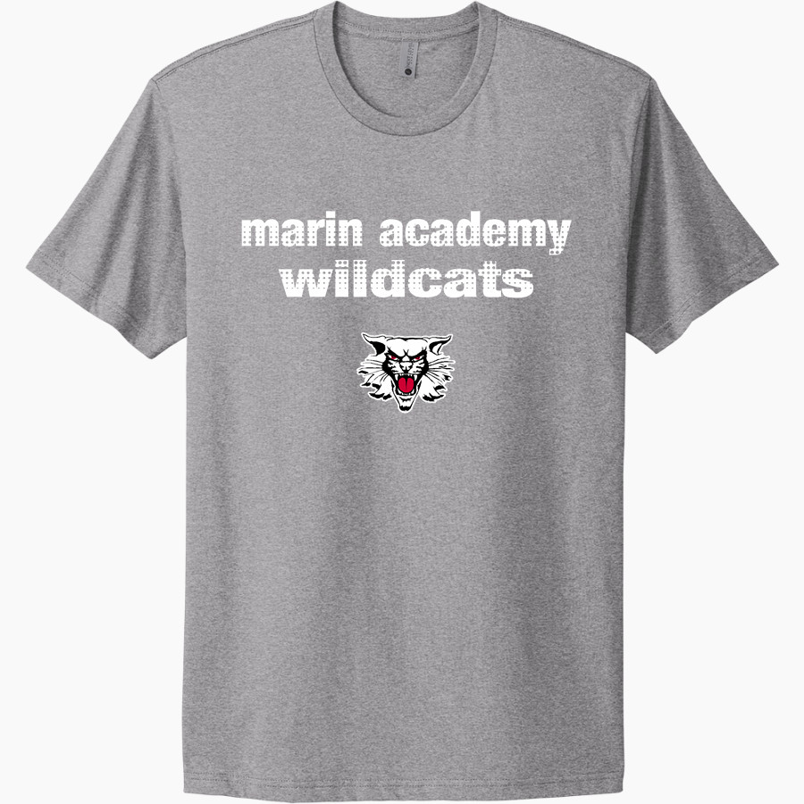 Marin Academy Wildcats <span class="pdp-name-mascot">Marin Academy Wildcats</span> Next Level Apparel Unisex Cotton Tee