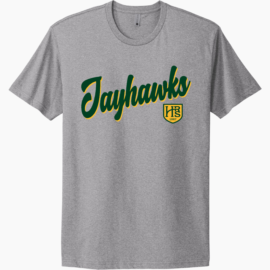 Head-Royce Jayhawks Next Level Apparel Unisex Cotton Tee