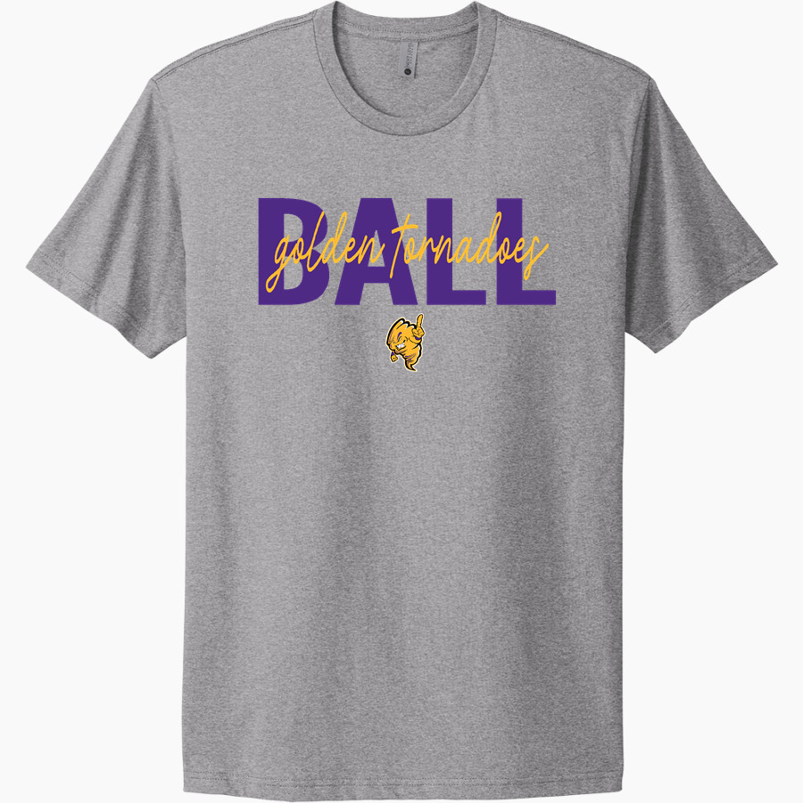 BALL HIGH SCHOOL GOLDEN TORNADOES <span class="pdp-name-mascot">BALL GOLDEN TORNADOES</span> Next Level Apparel Unisex Cotton Tee