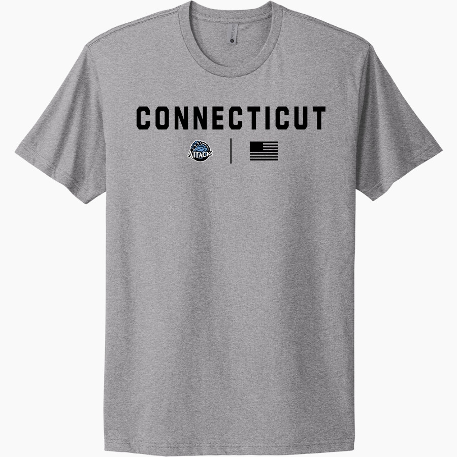 Connecticut Attack <span class="pdp-name-mascot">Attack Lightning</span> Next Level Apparel Unisex Cotton Tee