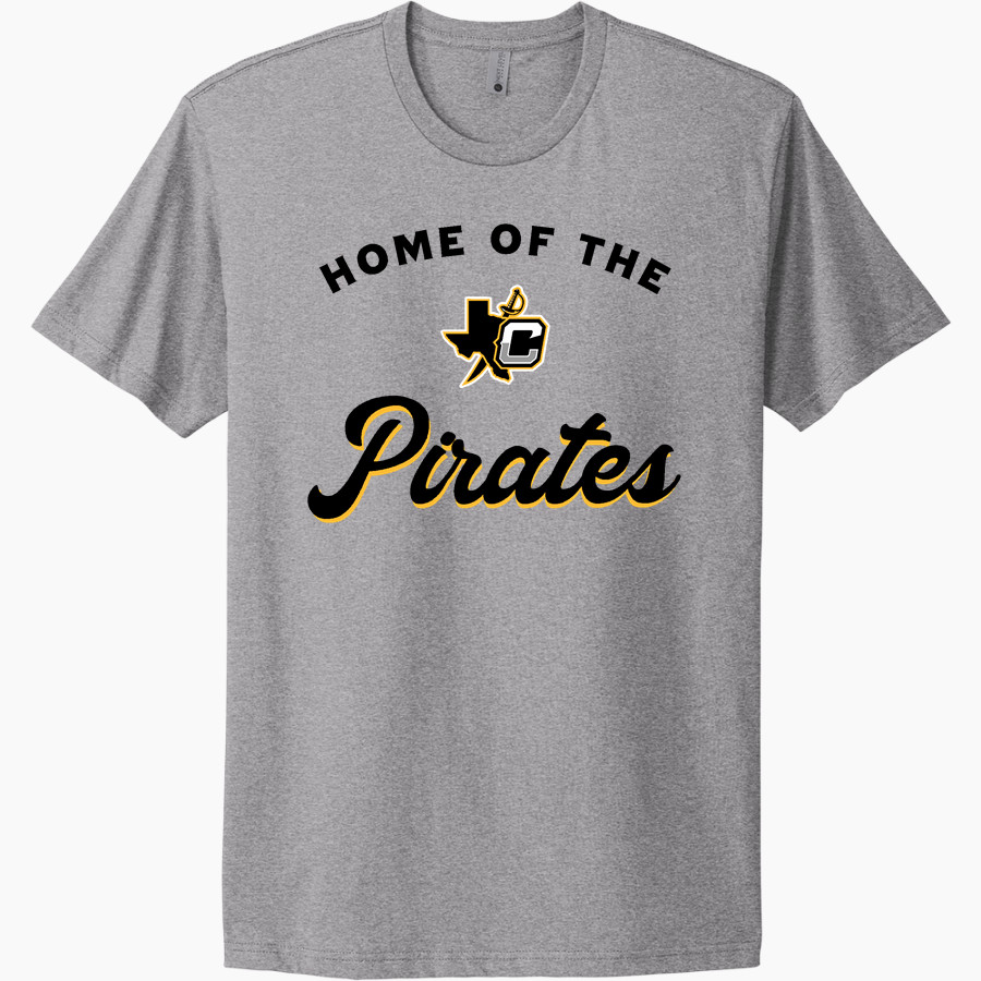 CRANDALL HIGH SCHOOL PIRATES Next Level Apparel Unisex Cotton Tee