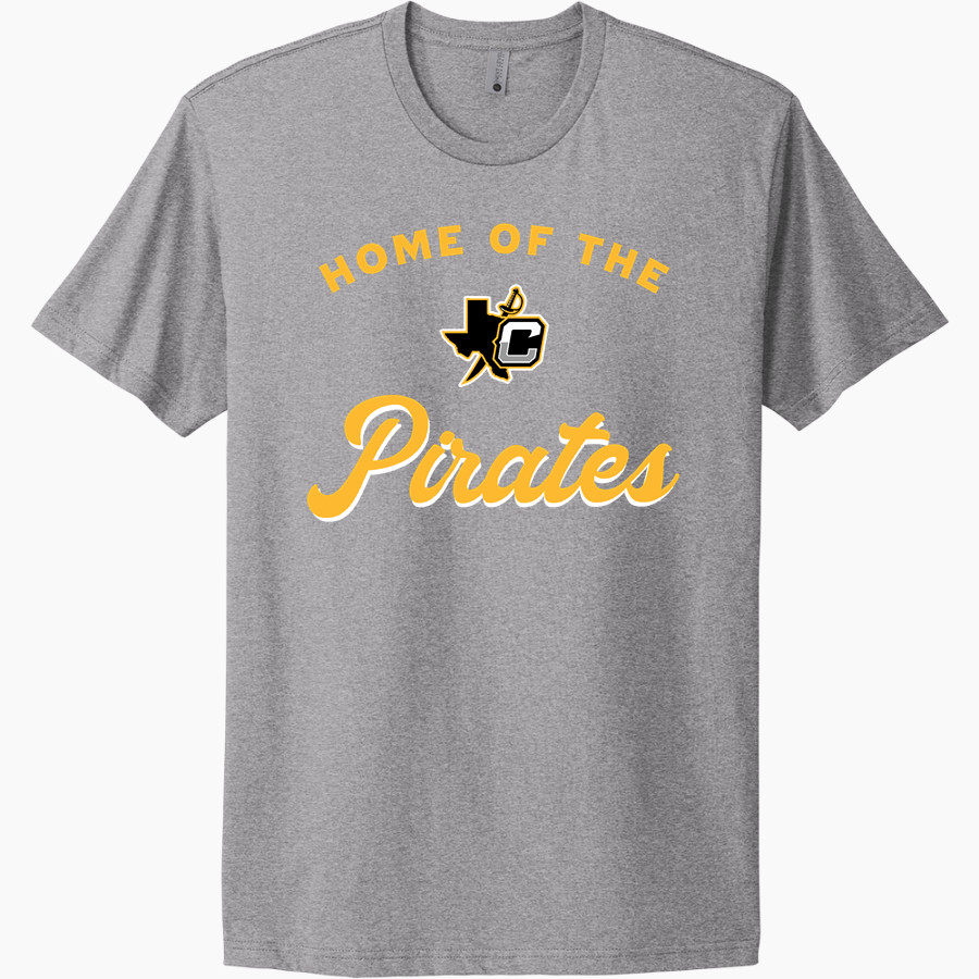 CRANDALL HIGH SCHOOL PIRATES Next Level Apparel Unisex Cotton Tee