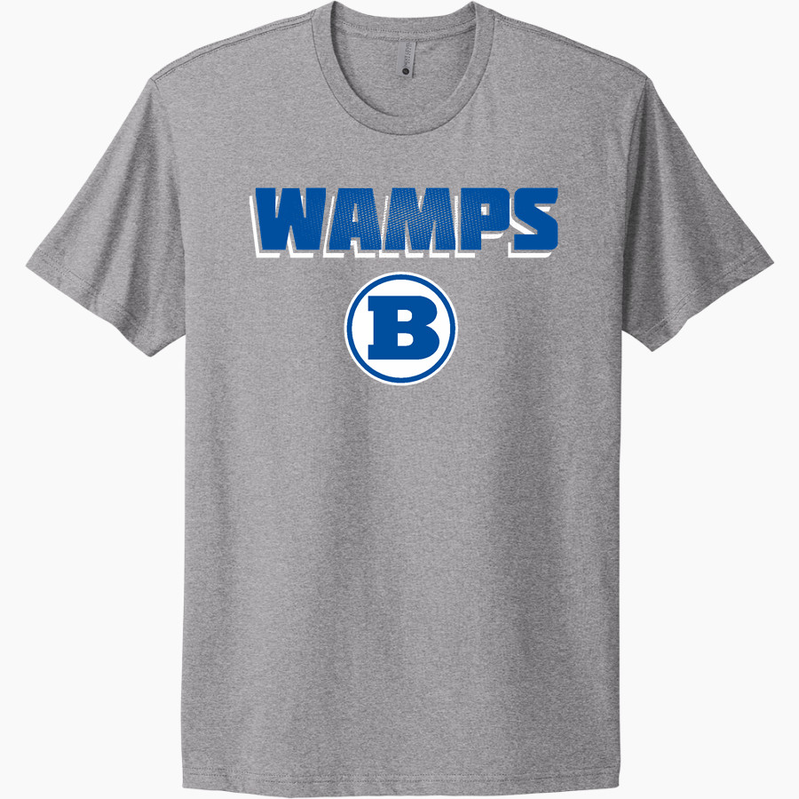 BRAINTREE HIGH SCHOOL WAMPS <span class="pdp-name-mascot">BRAINTREE WAMPS</span> Next Level Apparel Unisex Cotton Tee