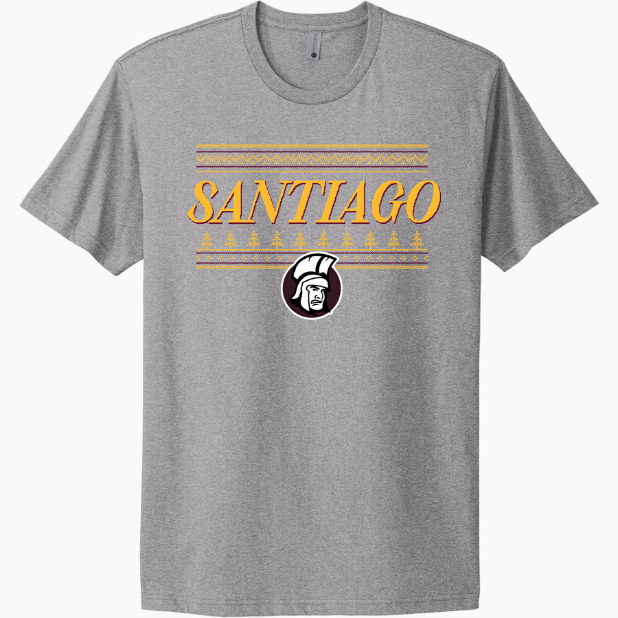 Santiago Spartans Next Level Apparel Unisex Cotton Tee